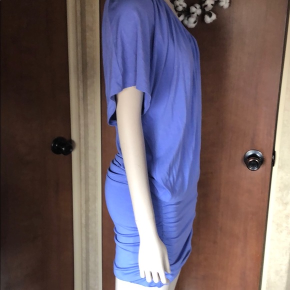 MODA periwinkle one-sleeved dress - Picture 3 of 3